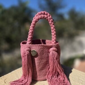 Elegant Braided Handle Bag